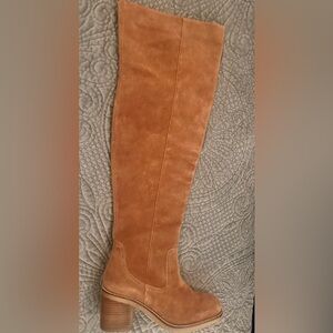 Seychelles Brown Suede Over the Knee Women's Boots
